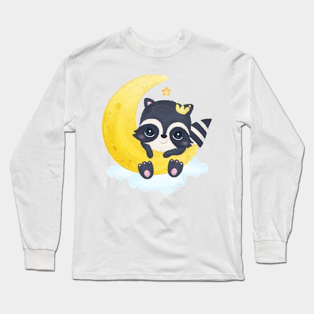 squirrel Long Sleeve T-Shirt by O2Graphic